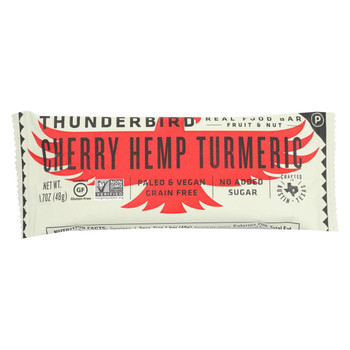 Thunderbird - Real Food Bar - Cherry Walnut Cinnamon - Case of 15 - 1.7 oz.