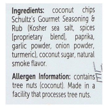 Thrive Tribe - Coconut Chips - Smokey BBQ - Case of 6 - 3.14 oz.