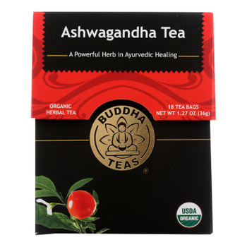 Buddha Teas - Organic Tea - Ashwaghanda - Case of 6 - 18 Count Buddha Teas - Organic Tea - Ashwaghanda - Case of 6 - 18 Count