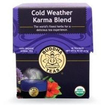 Buddha Teas - Organic Tea - Cold and Flu Karma - Case of 6 - 18 Count Buddha Teas - Organic Tea - Cold and Flu Karma - Case of 6 - 18 Count
