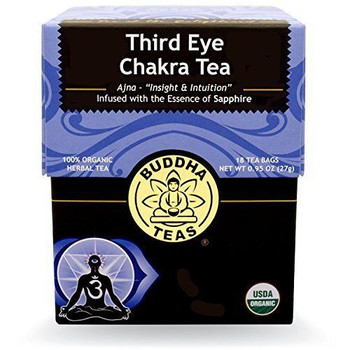 Buddha Teas - Organic Tea - Third Eye Chakra - Case of 6 - 18 Count Buddha Teas - Organic Tea - Third Eye Chakra - Case of 6 - 18 Count