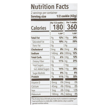 Munk Pack - Protein Cookie - Double Dark Chocolate - Case of 6 - 2.96 oz. Munk Pack - Protein Cookie - Double Dark Chocolate - Case of 6 - 2.96 oz.