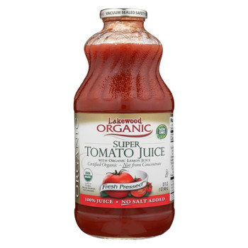 Lakewood - Organic Juice - Super Tomato - Case of 6 - 32 fl oz. Lakewood - Organic Juice - Super Tomato - Case of 6 - 32 fl oz.