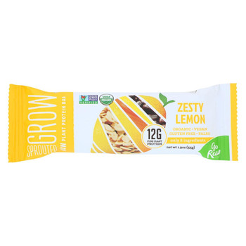 Go Raw - Organic Protein Bar - Zesty Lemon - Case of 12 - 1.9 oz. Go Raw - Organic Protein Bar - Zesty Lemon - Case of 12 - 1.9 oz.