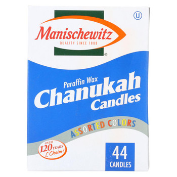 Manischewitz - Chanukah Candles - Case of 10 - 44 Count