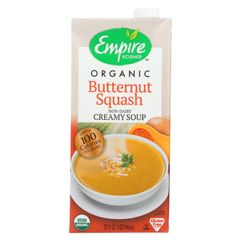 Empire Kosher - Organic Soup - Creamy Butternut Squash - Case of 12 - 32 fl oz.