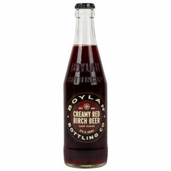 Boylan Bottling - Birch Beer - Creamy Red - Case of 6 - 4/12 oz.