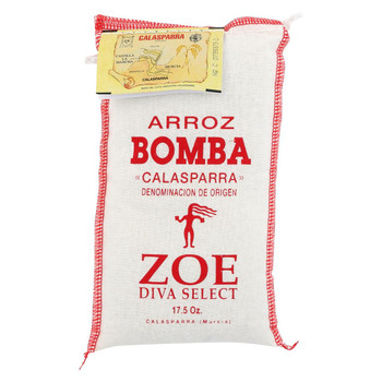 Zoe - Bomba Rice - Case of 10 - 17.5 oz. Zoe - Bomba Rice - Case of 10 - 17.5 oz.