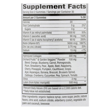 Nature's Way - Alive! Hair Skin and Nails Gummies with Collagen - 60 Gummies Nature's Way - Alive! Hair Skin and Nails Gummies with Collagen - 60 Gummies