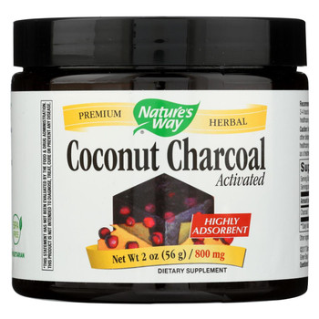 Nature's Way - Activated Coconut Charcoal - 2 oz. Nature's Way - Activated Coconut Charcoal - 2 oz.