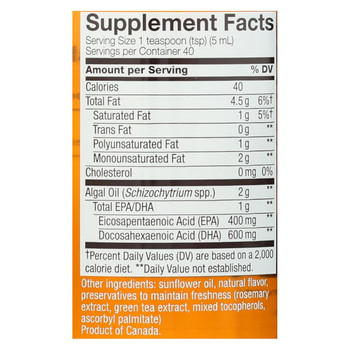 Nature's Way - NutraVege Omega-3 Plant - Extra Strength - Lemon - 6.8 fl. oz.