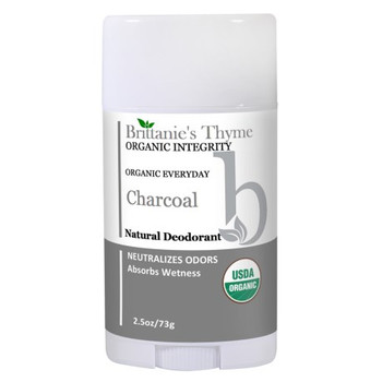 Brittanie's Thyme - Organic Deodorant - Charcoal - 2.5 oz. Brittanie's Thyme - Organic Deodorant - Charcoal - 2.5 oz.
