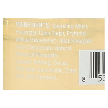 Joia All Natural Soda - Soda - Pineapple Coconut Nutmeg - Case of 6 - 4/12 fl. oz.