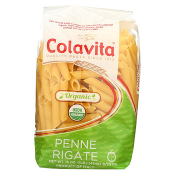 Colavita - Organic Pasta - Penne Rigate - Case of 20 - 16 oz.