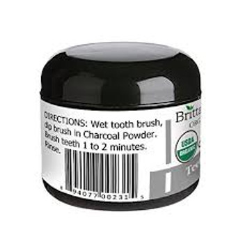 Brittanie's Thyme - Organic Charcoal Tooth Whitening Powder - 2 oz. Brittanie's Thyme - Organic Charcoal Tooth Whitening Powder - 2 oz.