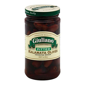 Giulianos' Specialty Foods - Kalamata Olives - Pitted - Case of 6 - 6.5 oz.