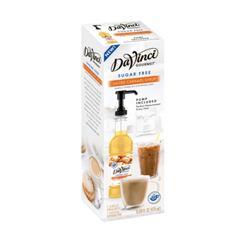 DaVinci - Sugar Free Syrup -Salted Caramel - Case of 6 - 15.89 fl oz.