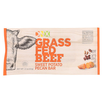 DNX - Grass Fed Beef Bar - Sweet Potato Pecan - Case of 12 - 1.5 oz.