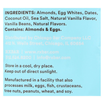 RxBar - Nut Butter - Vanilla Almond - Case of 10 - 1.13 oz.