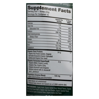 Plantfusion - Organic Plant Protein - Chocolate - 10.6 oz.