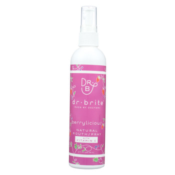 Dr. Brite - Cleansing Mouthwash - Strawberry - 8 oz. Dr. Brite - Cleansing Mouthwash - Strawberry - 8 oz.