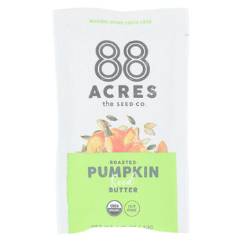 88 Acres - Seed Butter - Organic Pumpkin - Case of 10 - 1.16 oz. 88 Acres - Seed Butter - Organic Pumpkin - Case of 10 - 1.16 oz.