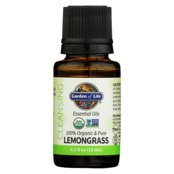 Garden Of Life - Essential Oil Lemongrass - .5 FZ