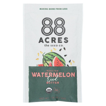 88 Acres - Seed Butter - Organic Watermelon - Case of 10 - 1.16 oz. 88 Acres - Seed Butter - Organic Watermelon - Case of 10 - 1.16 oz.