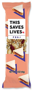 This Bar Saves Lives - Bar Peanut Butter & Jelly - Case of 12 - 1.4 oz.
