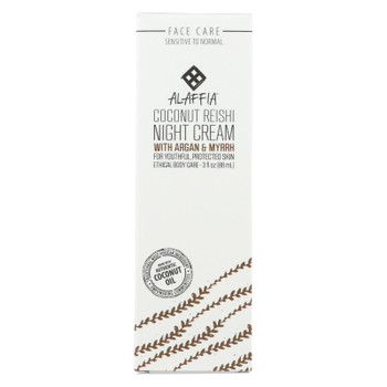 Alaffia - Night Cream - Coconut Reishi - 3 fl oz.