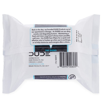 Dude Wipes - Face Wipes - Fragrance Free - 30 ct.