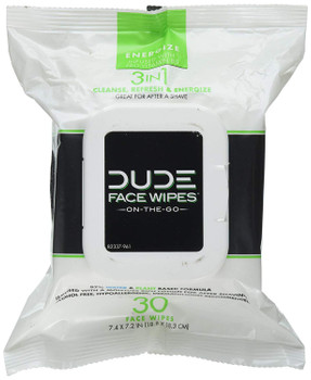 Dude Wipes - Face Wipes - Energize - 30 ct.