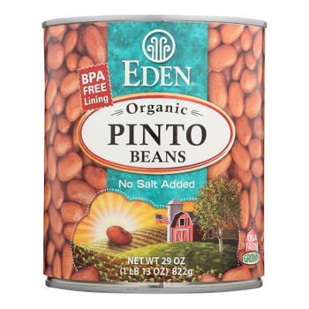 Eden Foods Pinto Beans Organic - Case of 12 - 29 oz.