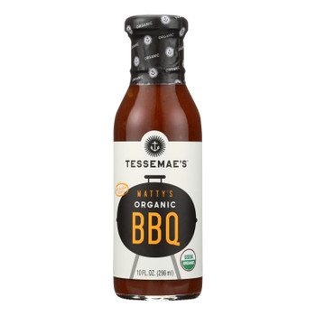 Tessemae - Matty's BBQ Sauce  - Case of 6 - 10 fl oz. Tessemae - Matty's BBQ Sauce  - Case of 6 - 10 fl oz.