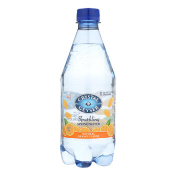 Crystal Geyser Sparkling Mineral Water Natural Orange - Case of 6 - 4/18 FZ