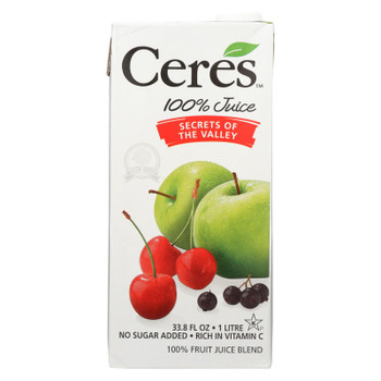 Ceres 100% Pears Apples Cherries And Black Currant Juice  - Case of 12 - 33.8 FZ