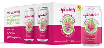 Spindrift Sparkling Water & Real Squeezed Fruit - Case of 3 - 8/12 FZ