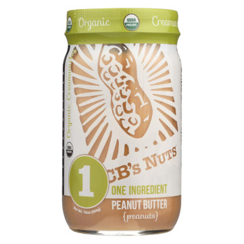 CbS Nuts Organic Peanut Butter - Case of 12 - 16 OZ