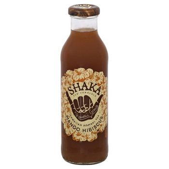 Shaka Tea Mango Hibiscus Drink - Case of 12 - 14 FZ Shaka Tea Mango Hibiscus Drink - Case of 12 - 14 FZ