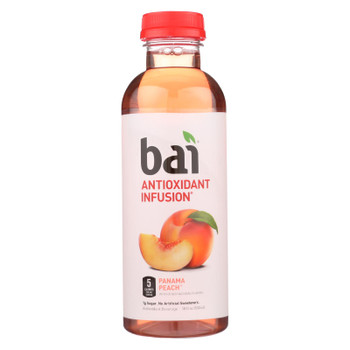 Bai Panama Peach Antioxidant Infusion Drink  - Case of 12 - 18 FZ