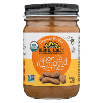 Maisie Jane's Smooth Almond Butter - Case of 12 - 12 OZ