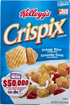 Kellogg - Cereal Crispix - Case of 10 - 12 OZ