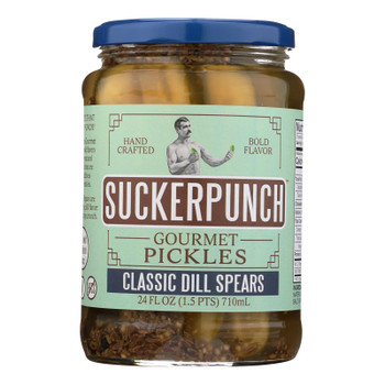 Suckerpunch Gourmet Pickles - Case of 6 - 24 FZ Suckerpunch Gourmet Pickles - Case of 6 - 24 FZ