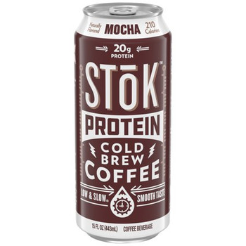 Stok Cold-brew Iced Coffee - Asep Cldbrw Moca Protn - Case of 12 - 15 OZ