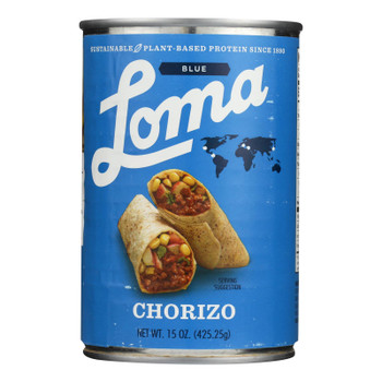 Loma Linda Blue Chorizo - Case of 12 - 15 OZ Loma Linda Blue Chorizo - Case of 12 - 15 OZ