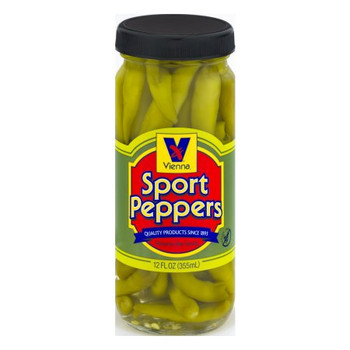 Marconi Sport Peppers - Case of 12 - 12 OZ