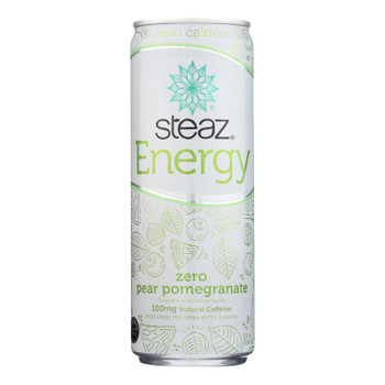 Steaz - Energy Zero Pear Pmgrn - Case of 12 - 12 FZ