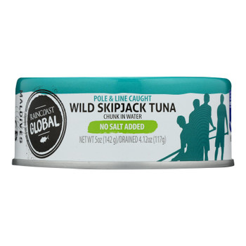 Raincoast Trading - Tuna Skipjack No Salt - Case of 24 - 5 OZ