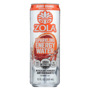 Zola - Sparkling Water Bld Orange - Case of 12 - 12 FZ Zola - Sparkling Water Bld Orange - Case of 12 - 12 FZ