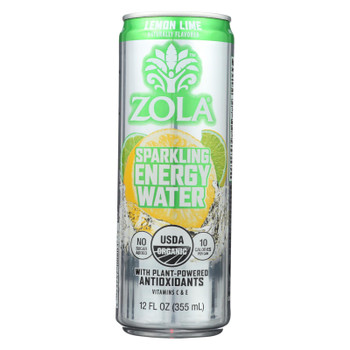 Zola - Sparkling Water Lemon Lme - Case of 12 - 12 FZ